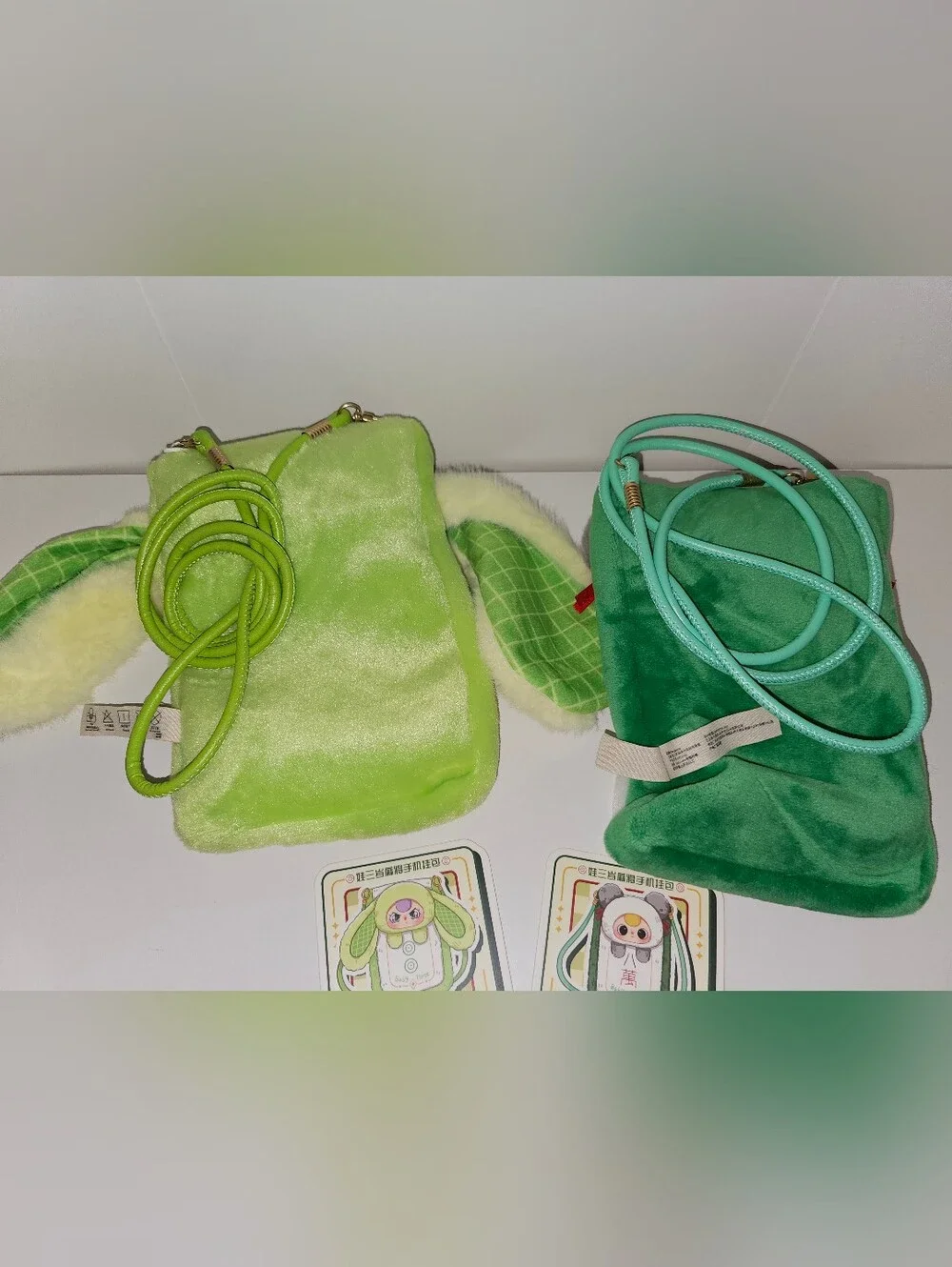 Baby Three Mahjong Bag Bundle Neon Yellow Special Eyes Bunny & Panda Boba